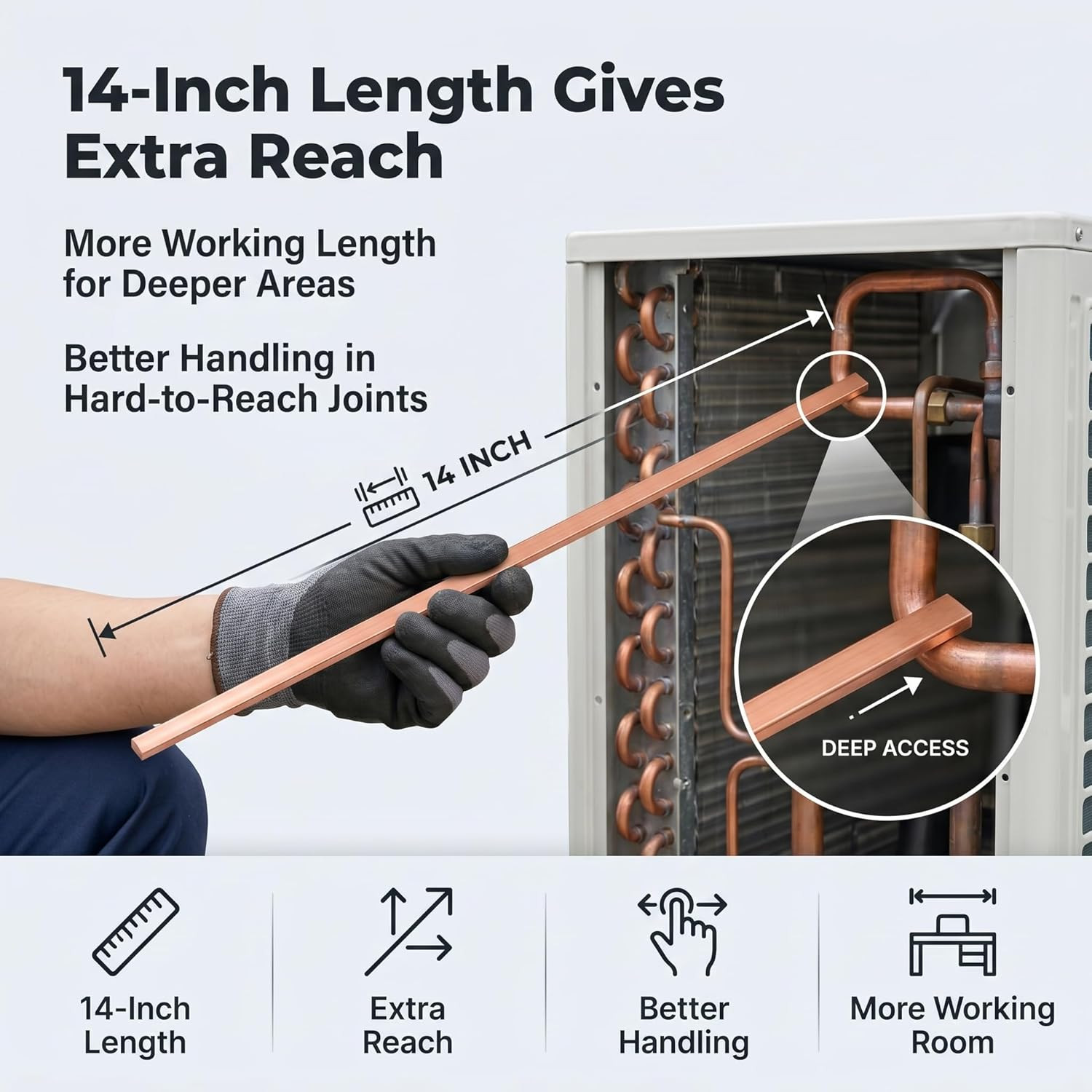 Bcup-5 15% Silver Brazing Rods, 30 PCS for HVAC & Refrigeration Repair