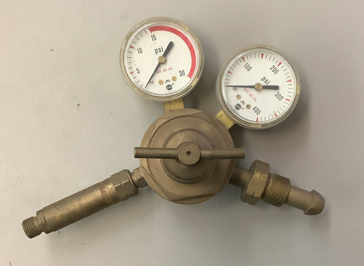Western Enterprises Acetylene Regulator 250-15-510, Medium Duty, 350 PSIG (b97)