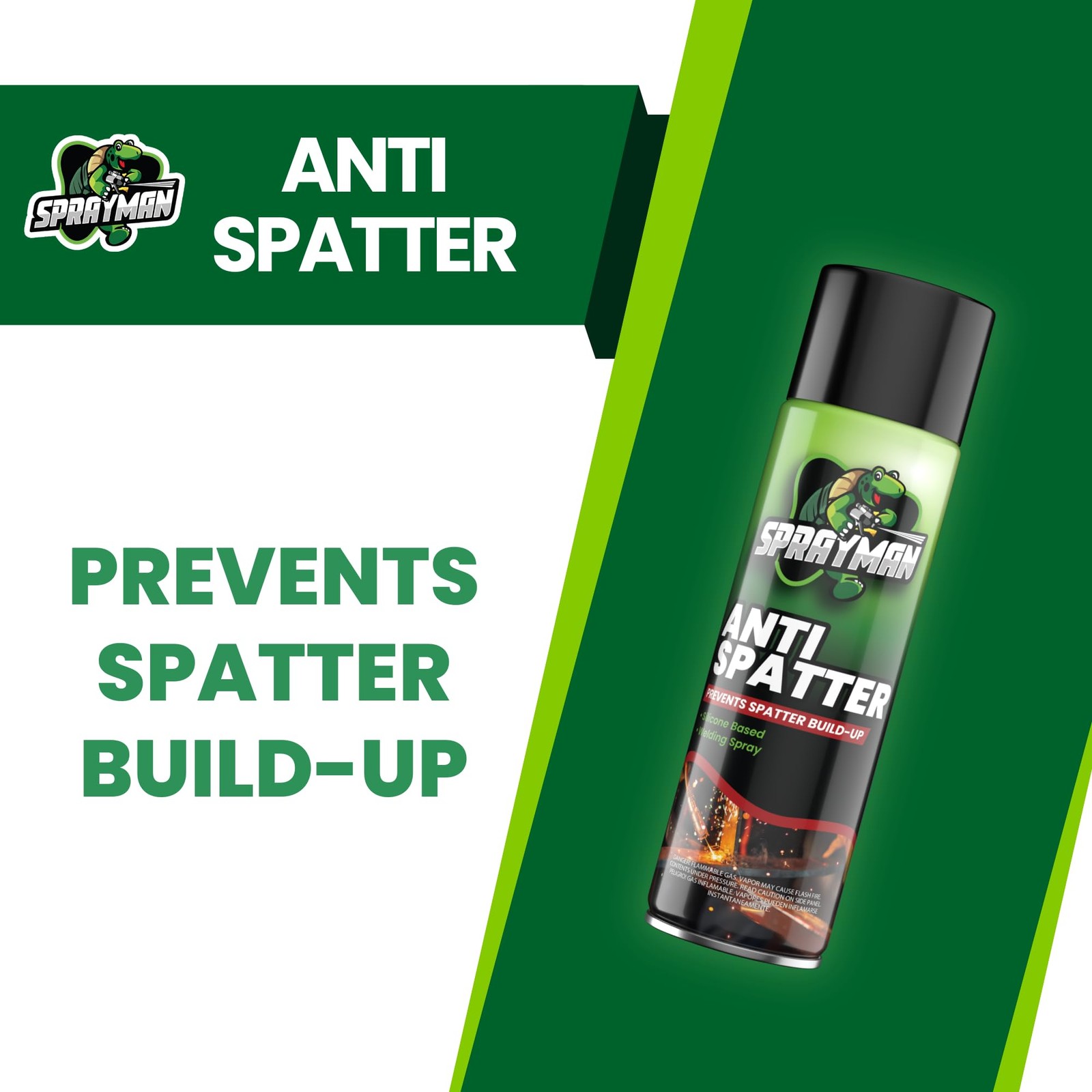 Sprayman Anti Spatter Welding Spray – (1×12.3 oz) 1 Pack