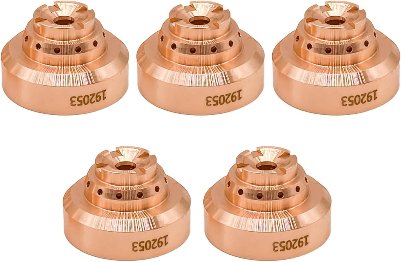 5Pcs 192053 Shield Cap 50A 55A Deflector for Miller ICE-55C ICE-55CM | Plasma Co