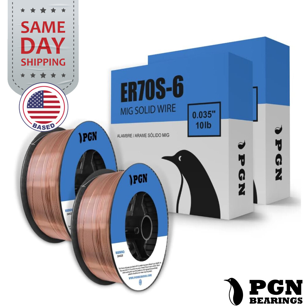 (2 x 10-Lb Spools) ER70S-6 .045″ (1.2 mm) Mild Steel MIG Welding Wire