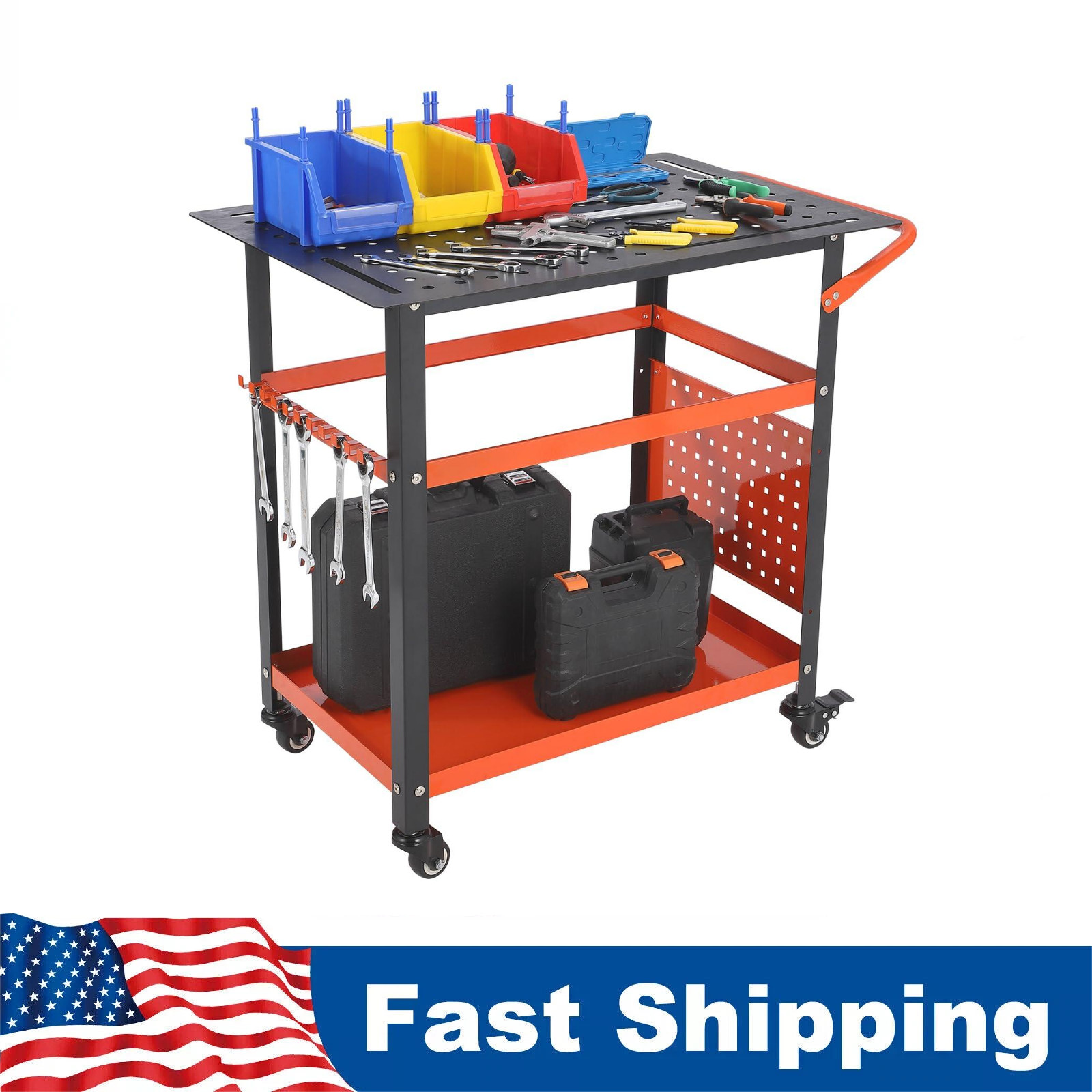 36 x 24 Inch Welding Table 600LBS Welding Table with Multiple Fixture Holes