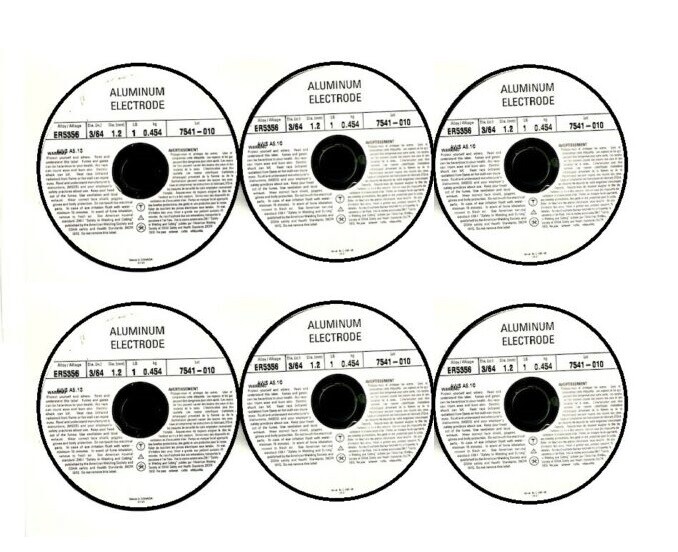 Aluminum 5356 MIG Welding Wire 3/64″ 6 Rolls ER5356-.047″ 1 Ib Each Roll