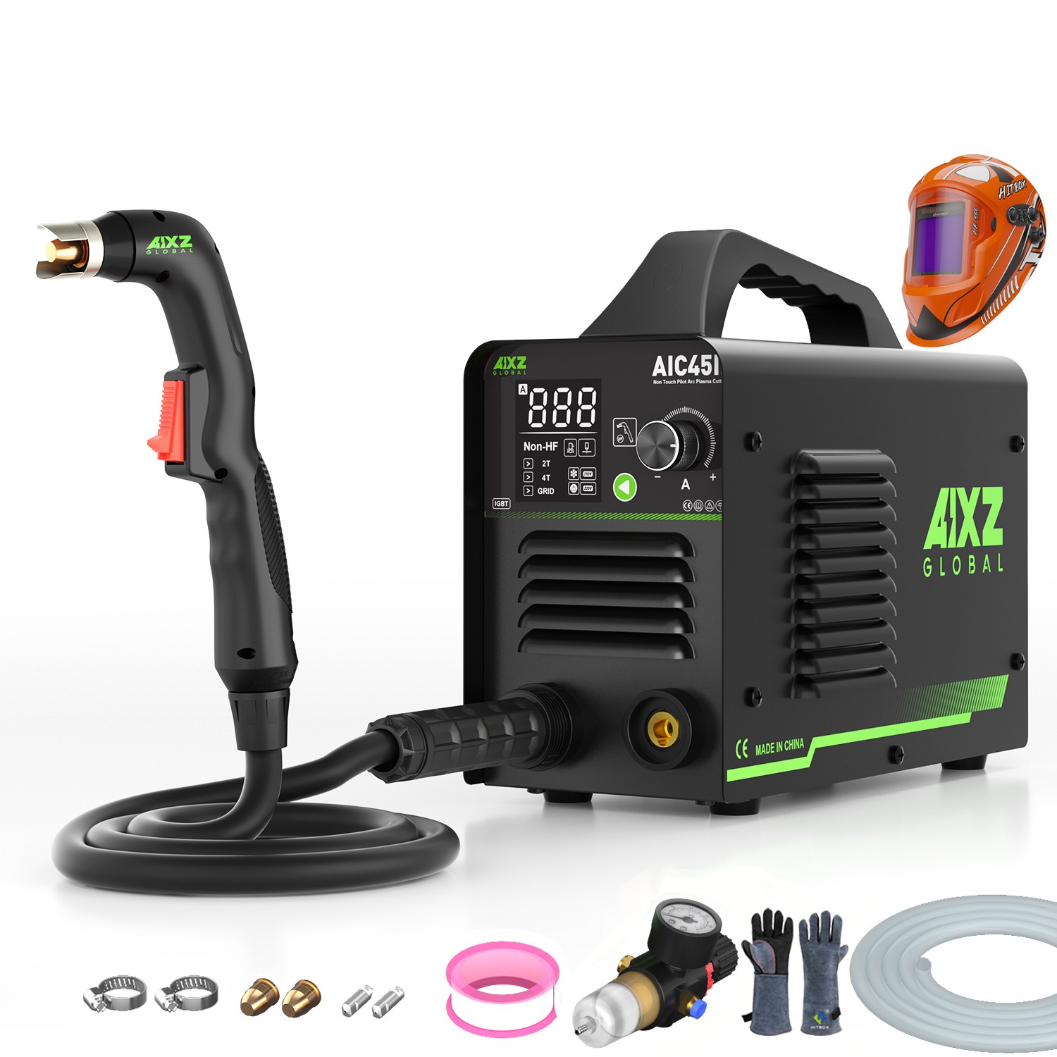 AIXZ 45Amp Air Plasma Cutting Machine Low Frequency Pilot ARC 110/220V Cutter US