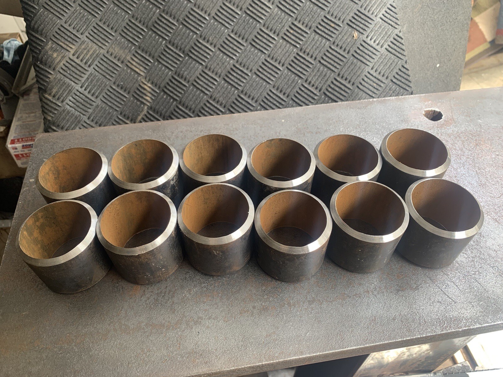 Weld COUPONSs, Pipe Beveled couponsS 3” ID x 2″ +/-1/8″ SCH 40 1 PAIR
