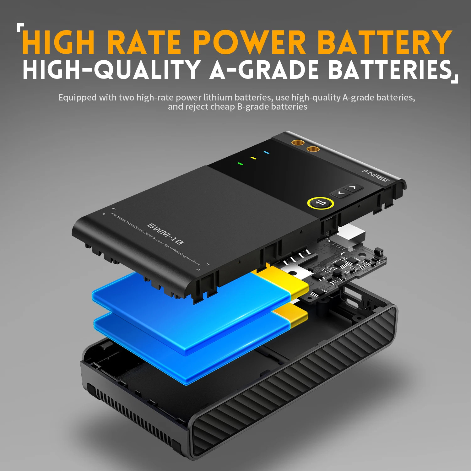 FNIRSI SWM-10 Portable Battery Spot Welder DIY Mini Welding Machine 18650 Batter