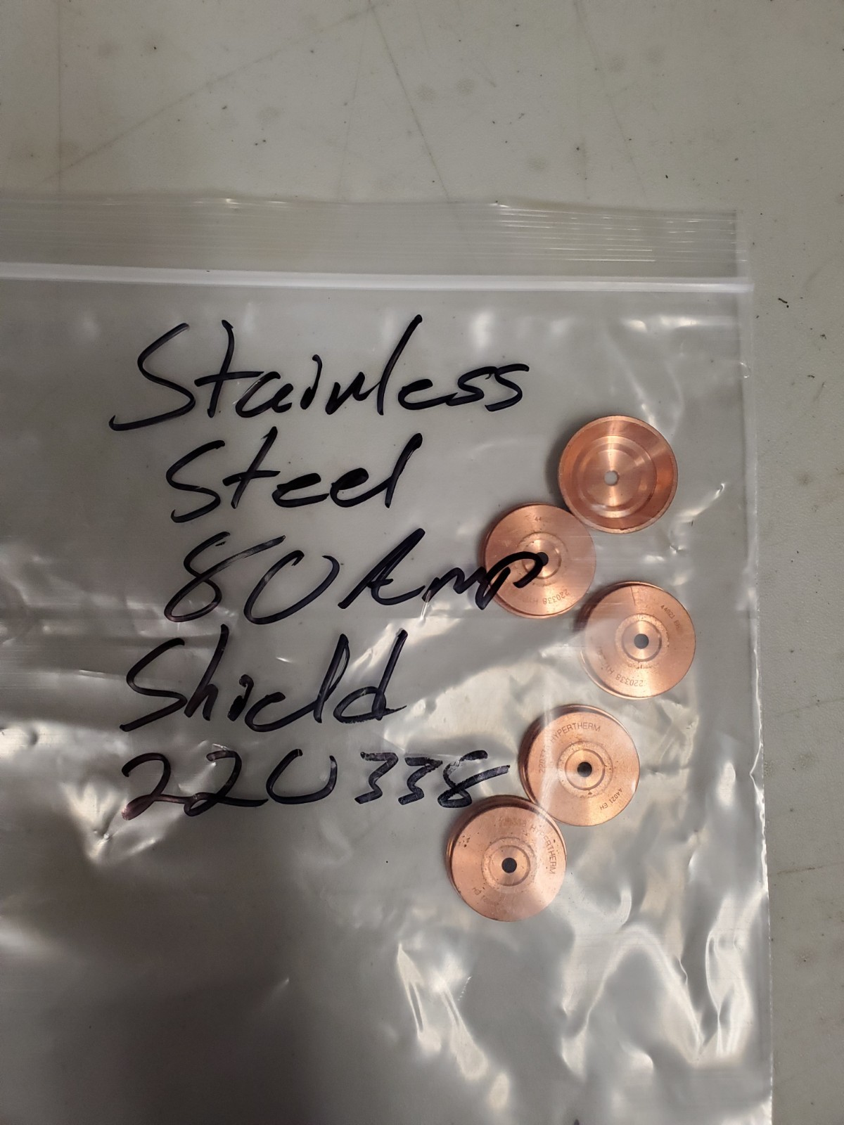 Hypertherm Part 220338 ** 80 AMPS, F5/N2, FOR STAINLESS