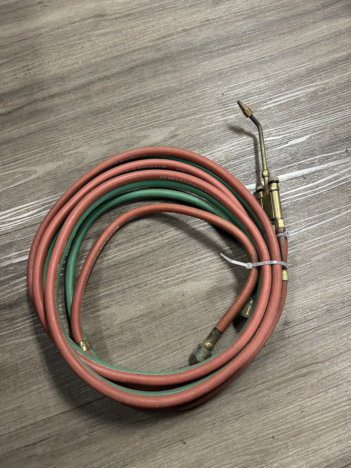 Vintage Meco N Midget Jeweler’s Torch Oxy / Fuel Gas with Tip With Hoses