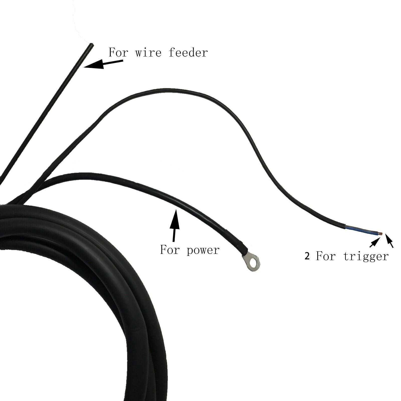 Mig Gun 8Ft Fit Lincoln Century FC 90 Flux-Cored Wire-Feed Welder consumables