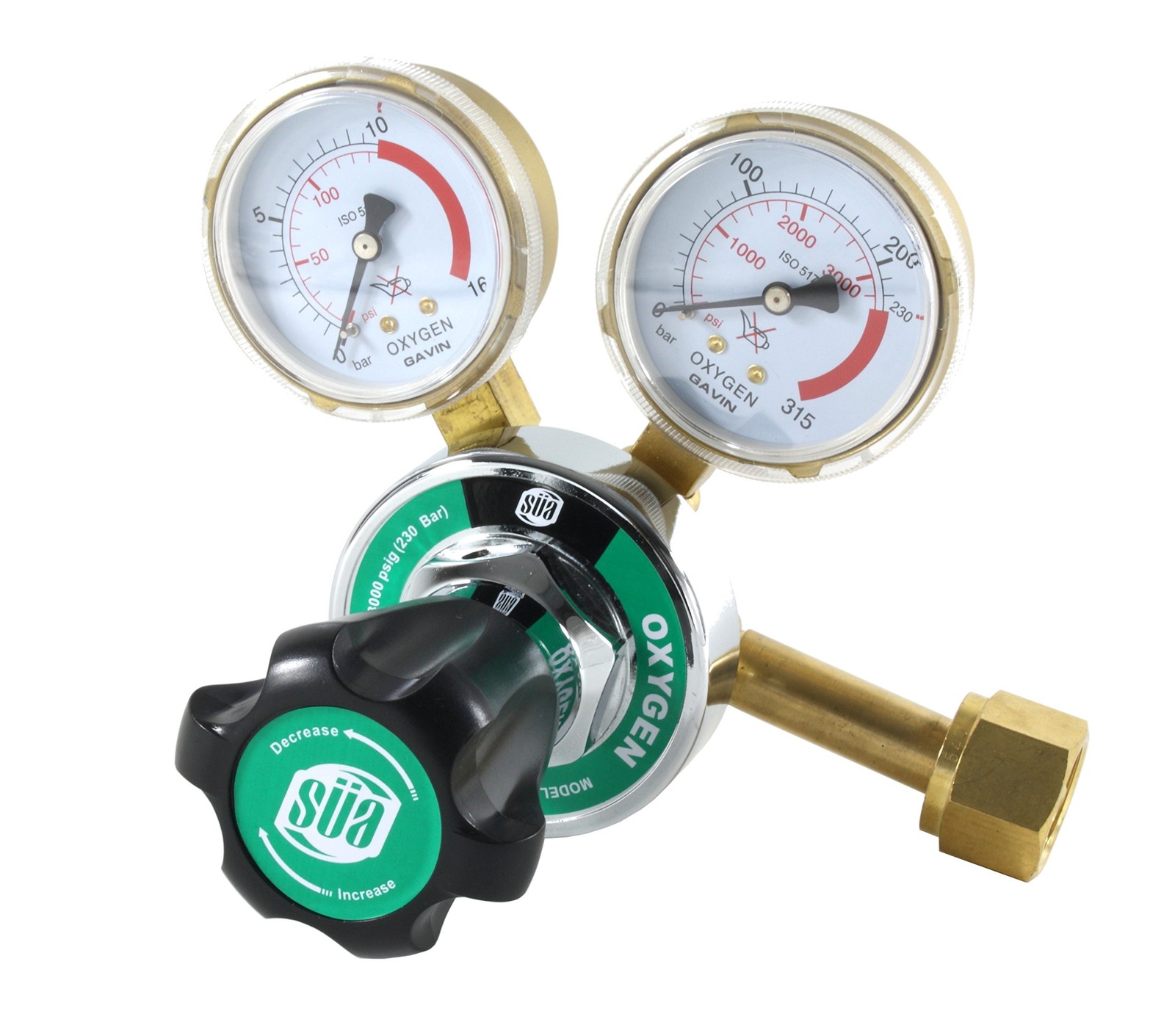 SÜA – Oxygen and Acetylene Regulators Combo – 25HX Series