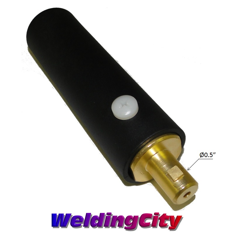 WeldingCity® Gas Pass-Thru Cable Adapter Dinse-35 TIG Welding Torch 26 US Seller