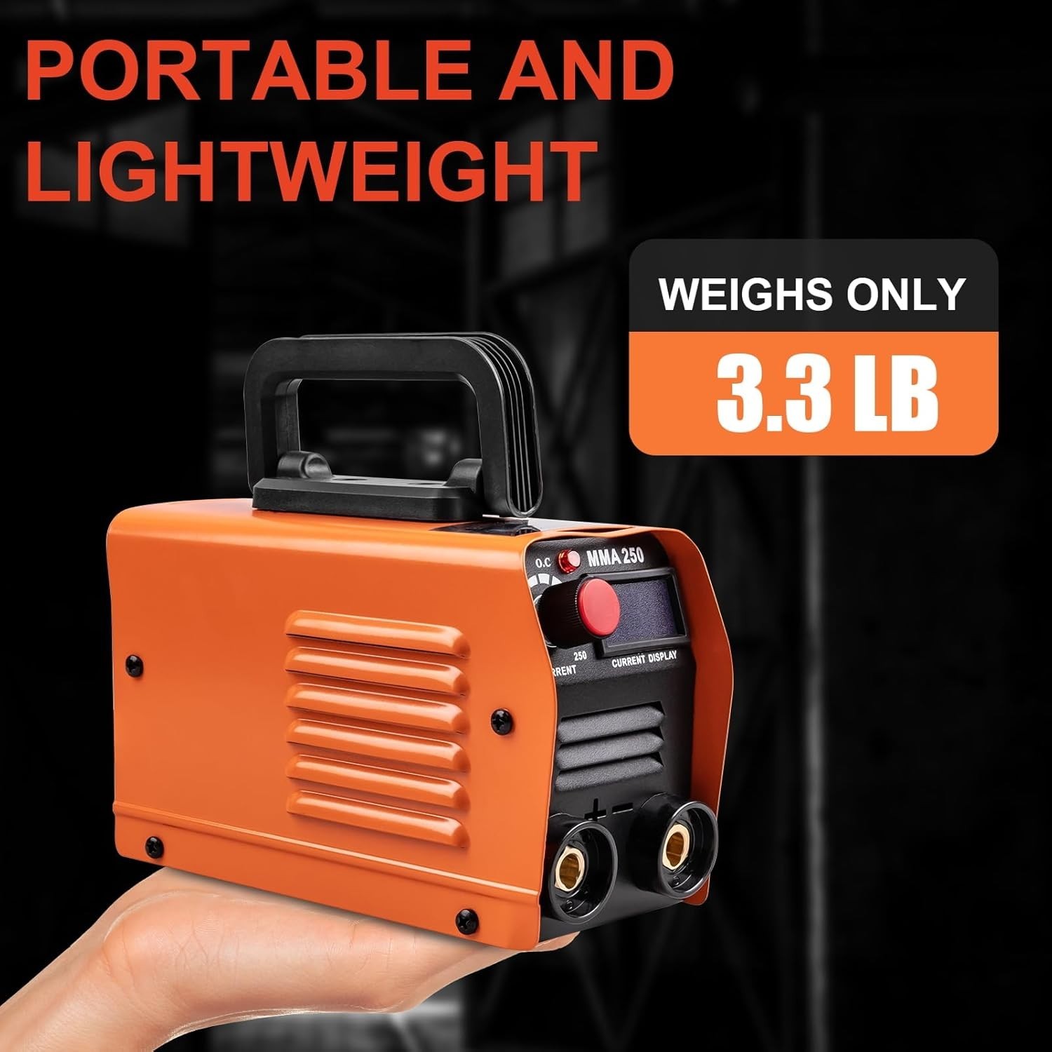 Portable Mini Welding Machine 110V – Lightweight IGBT Inverter Welder MMA-250A