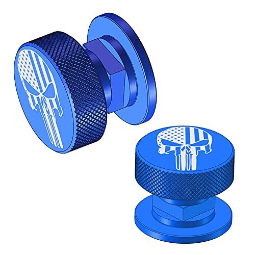 Welding Hood Helmet Pipeliner Fasteners -1Pair Blue Assorted Material Types