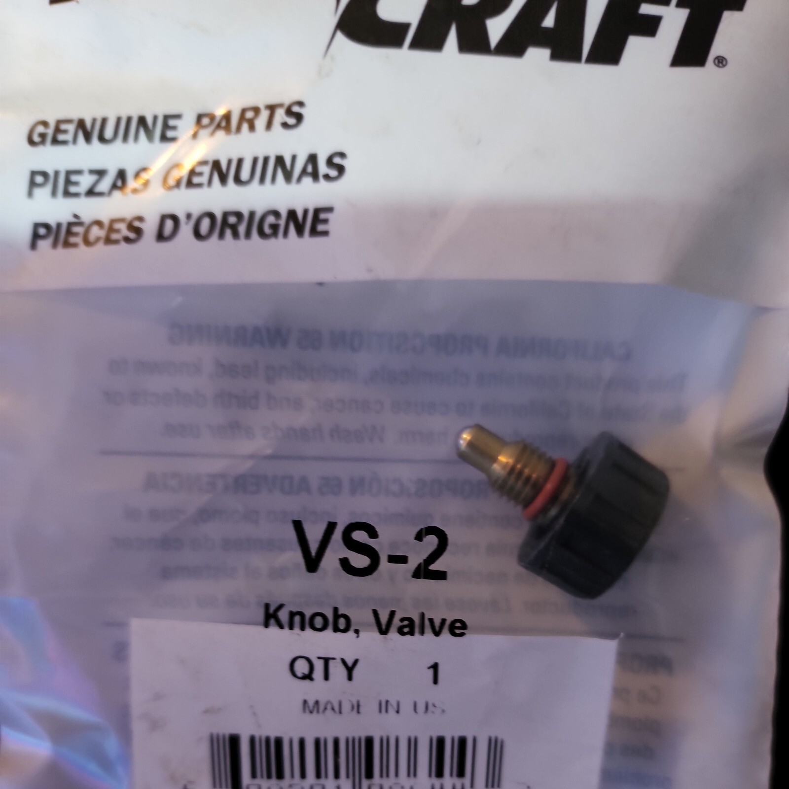 Assorted Weldmark TIG Accessories Black Cap Medium HW 17,18,26 and Knob Valve