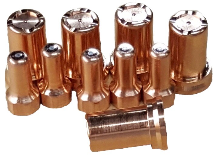 Electrodes + 40A Drag Nozzles for PT80 iPT80 iPT-80 PT-80 Plasma Torch x 10pcs