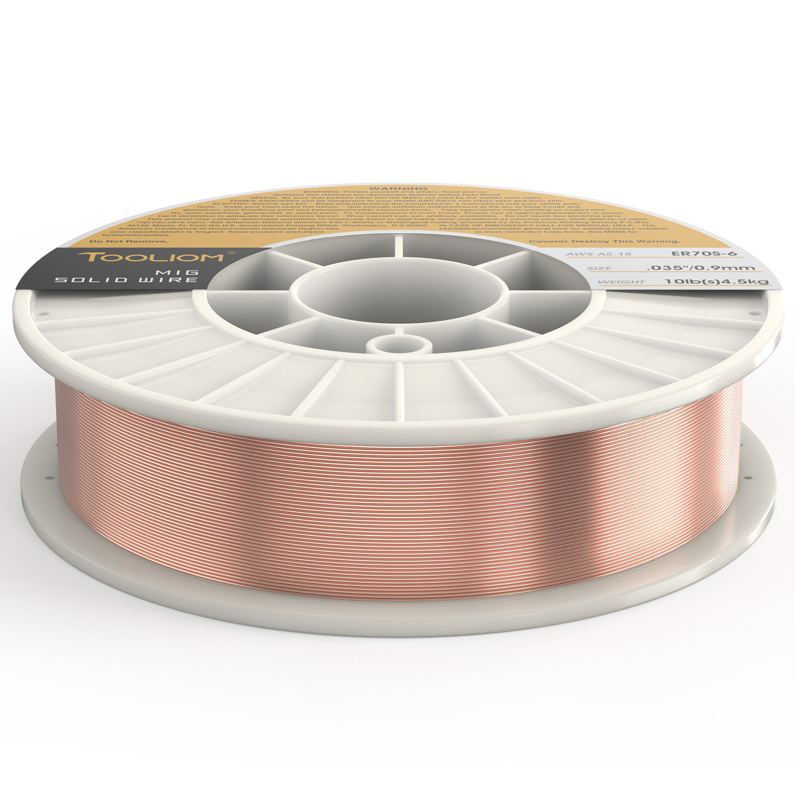 TOOLIOM MIG Welding Wire ER70S-6 .035″ (0.9 mm) 10LB Mild Steel MIG Wire