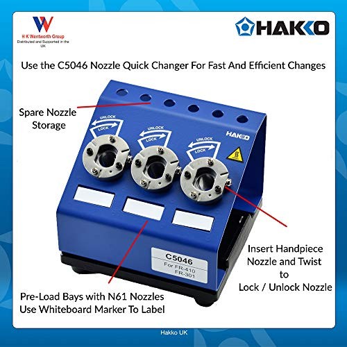 HAKKO Nozzle Oval 3.0 x 1.0 mm for FR-301/FR-4103 N61-15