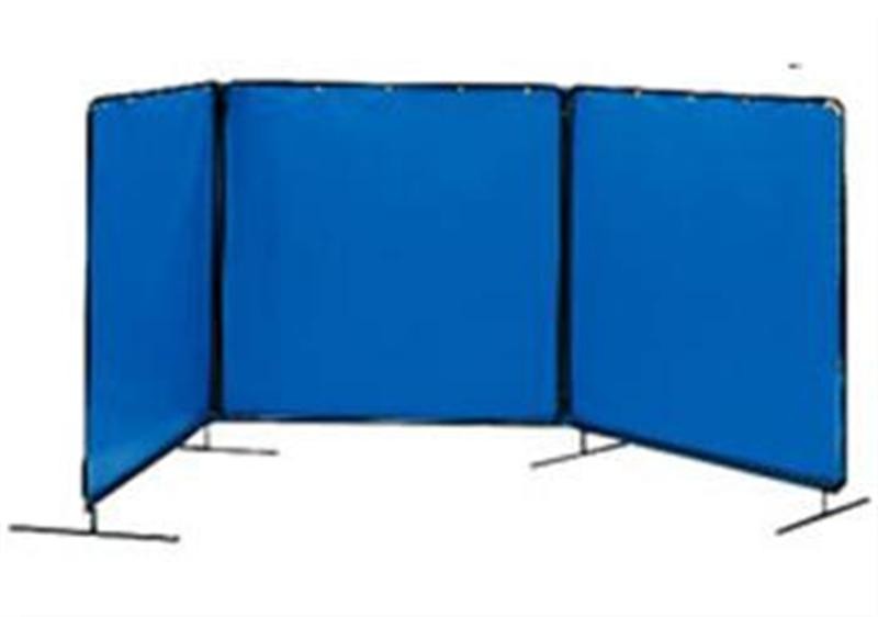 Tillman 6043464 6×4 ft Blue Vinyl Welding Curtain with Frame