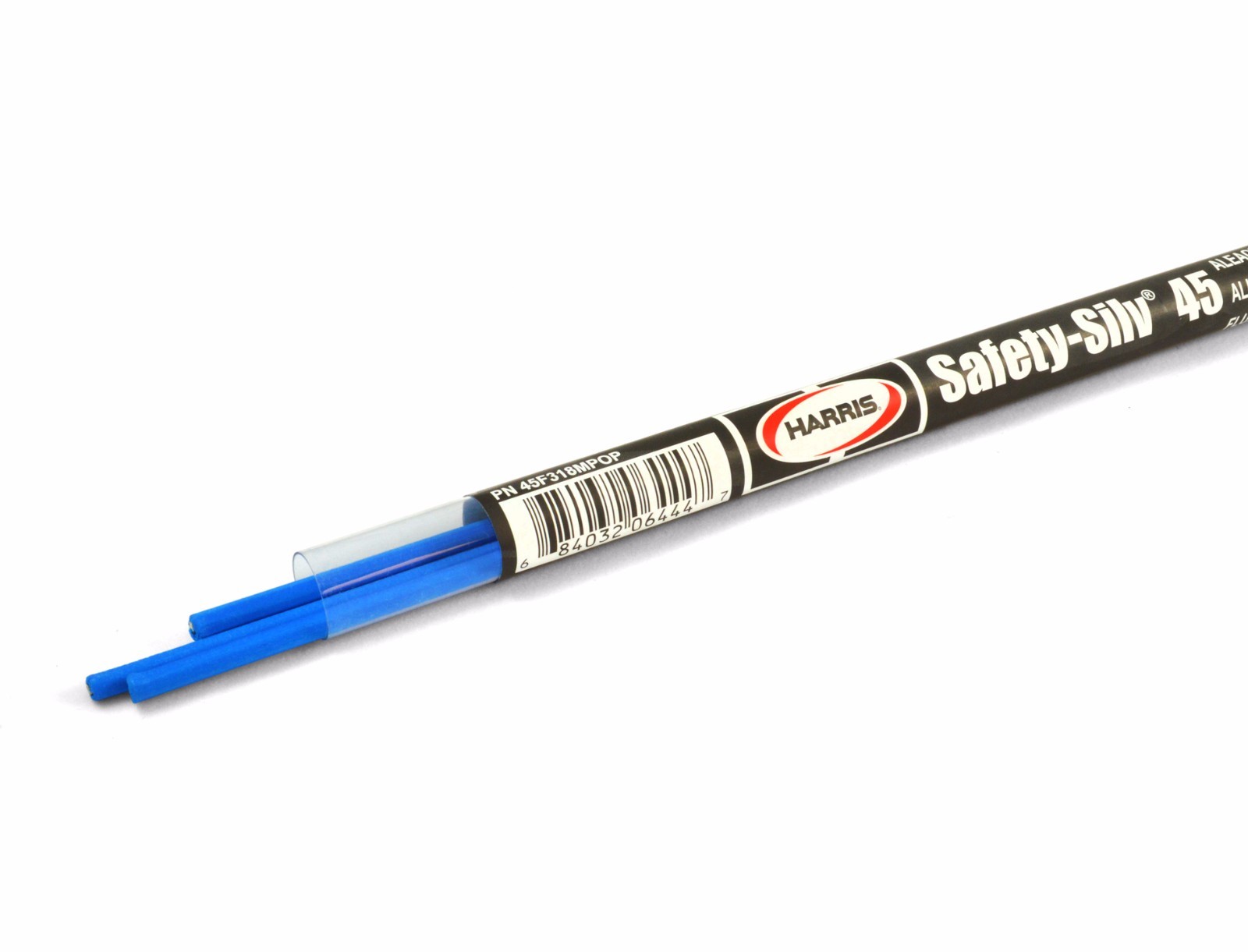 Harris Safety-Silv 45% Flux Coated Silver Solder 1/16″, 3 Sticks, 45F318MPOP