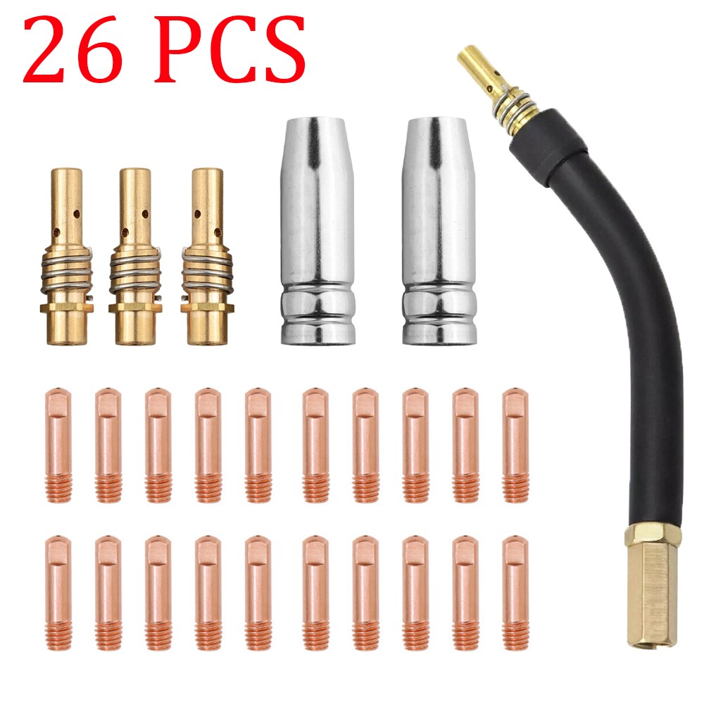 26PK For Titanium Mig 140 170 Unlimited 200 64804 64805 64806 Mig Gun Parts Tips
