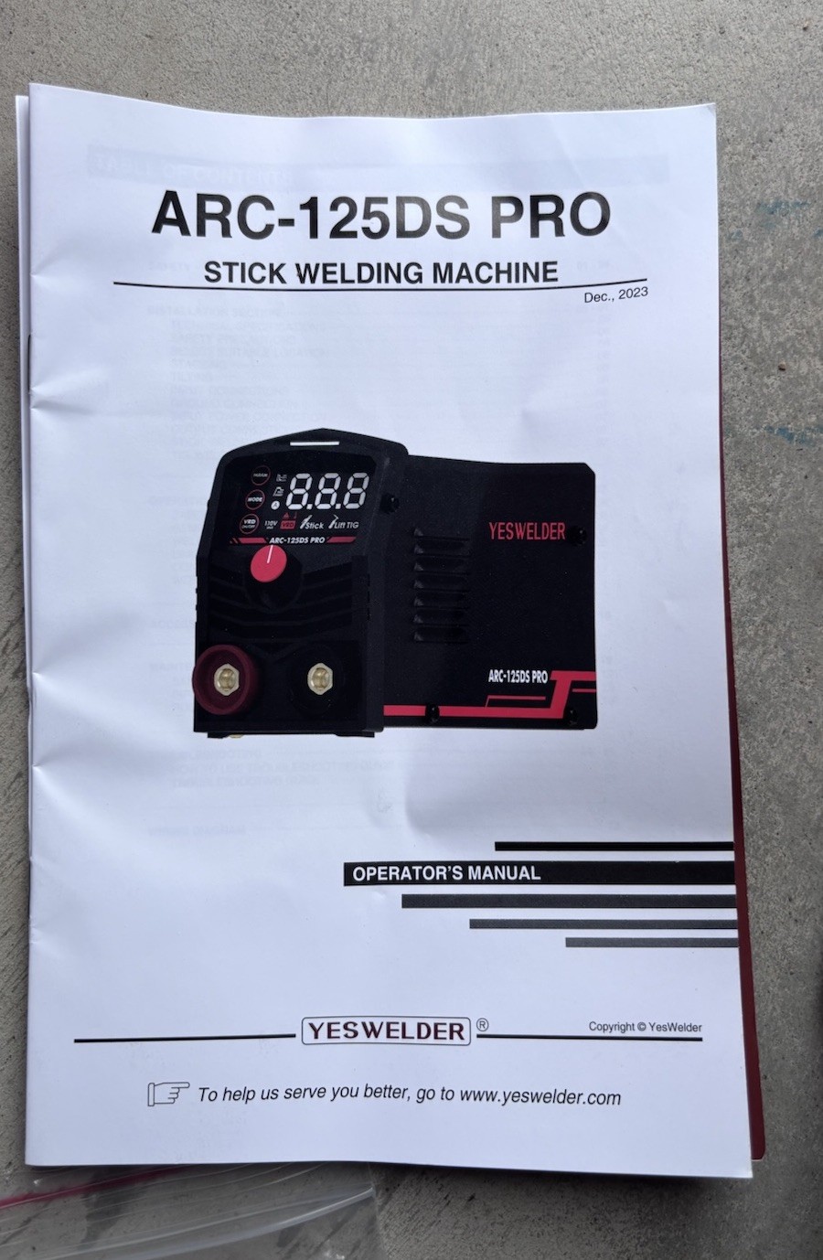 125Amp Stick Welder IGBT Arc Welding Machine Portable MMA with LED Display