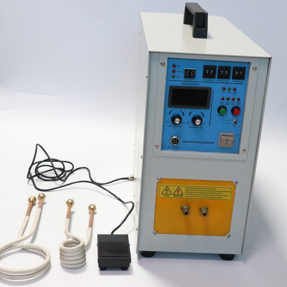 15KW Single Phase High Frequency Induction Heater Furnace Melting 30-100KHz 220V