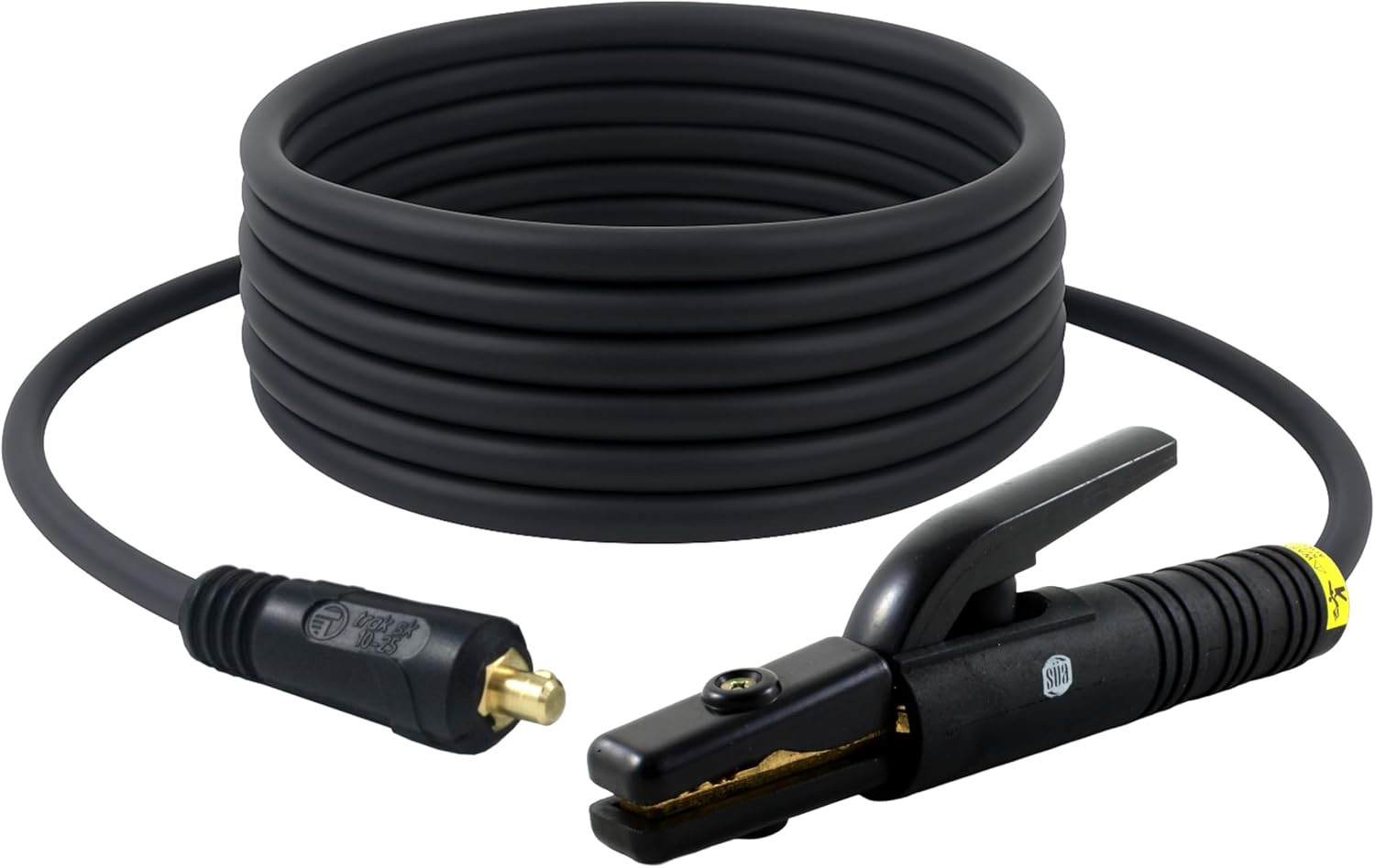 150 Amp Welding Electrode Holder Lead Assembly – Dinse 10-25 Connector – #4 AWG