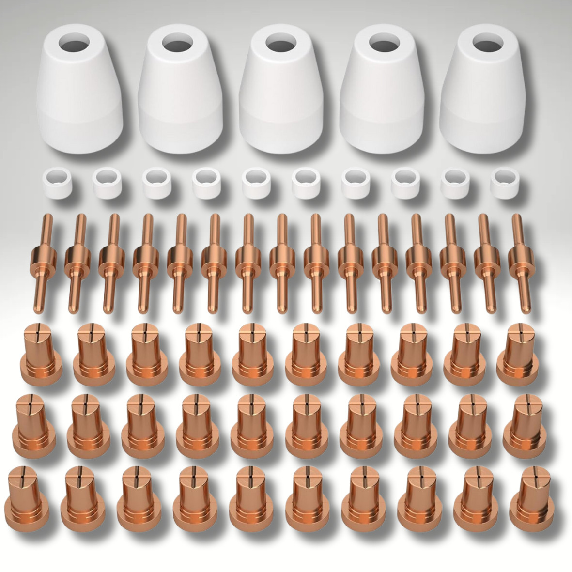 ARCCAPTAIN 60PCS PT31 Plasma Cutting Consumables Fit CUT-40 CUT-50D CT-312 with