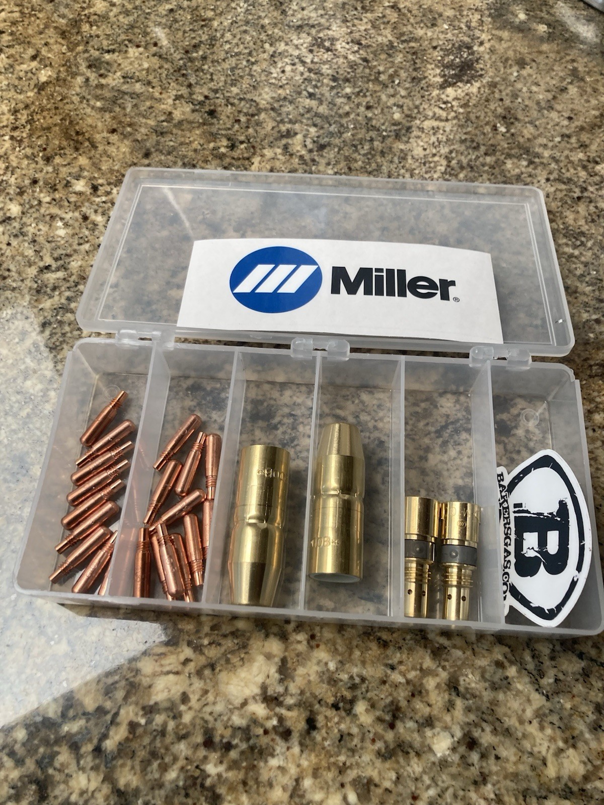 MIG Consumable Kit for Miller MDX-100 Gun, .030 / .035 Wire