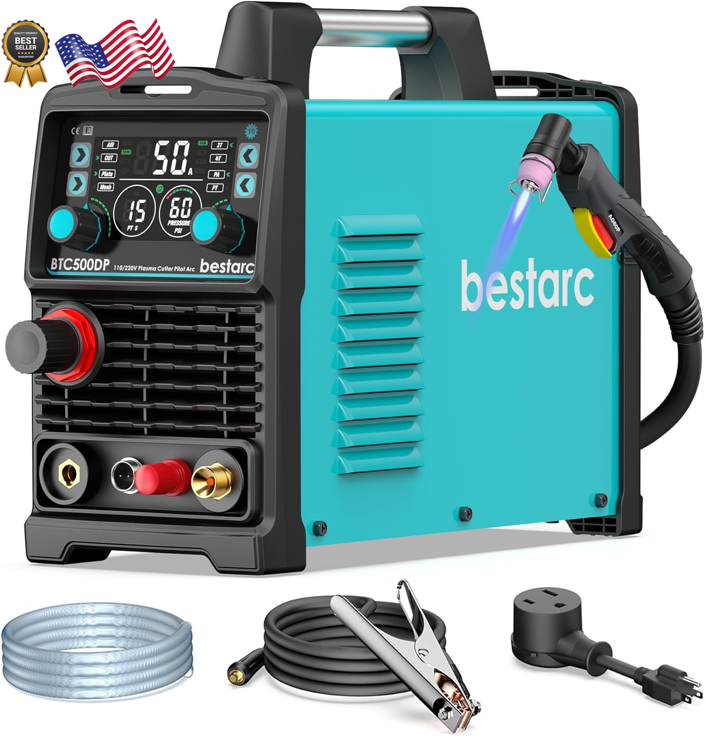 bestarc Plasma Cutter [Pilot Arc][Large LED Display][Air Sensor] 50A bestarc Pl