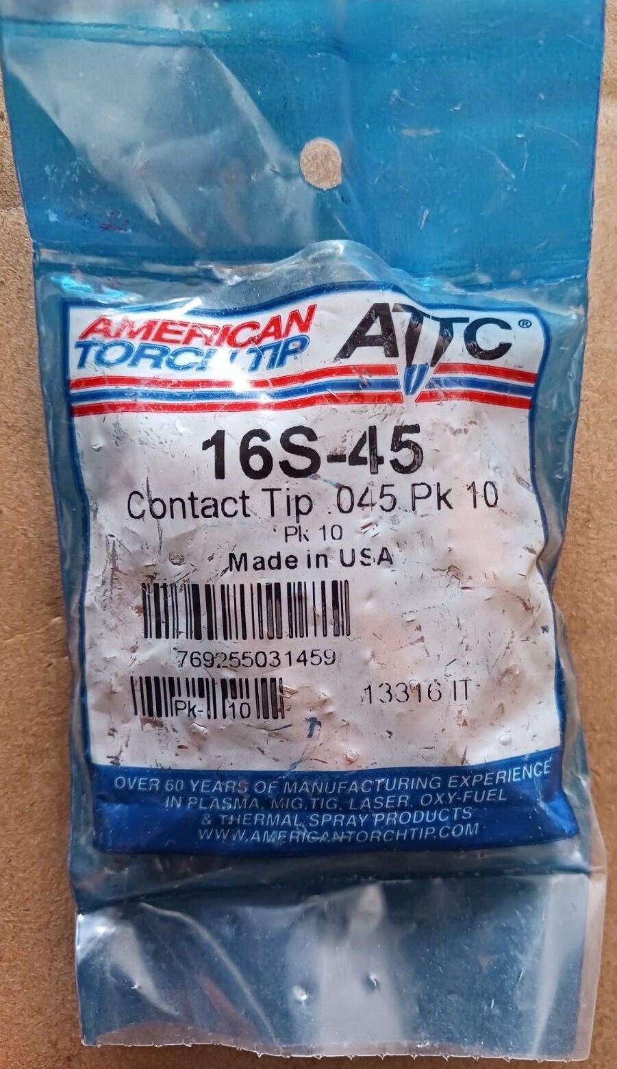 American Torch Tip 11-45 Contact Tip .045, Pkg of 10