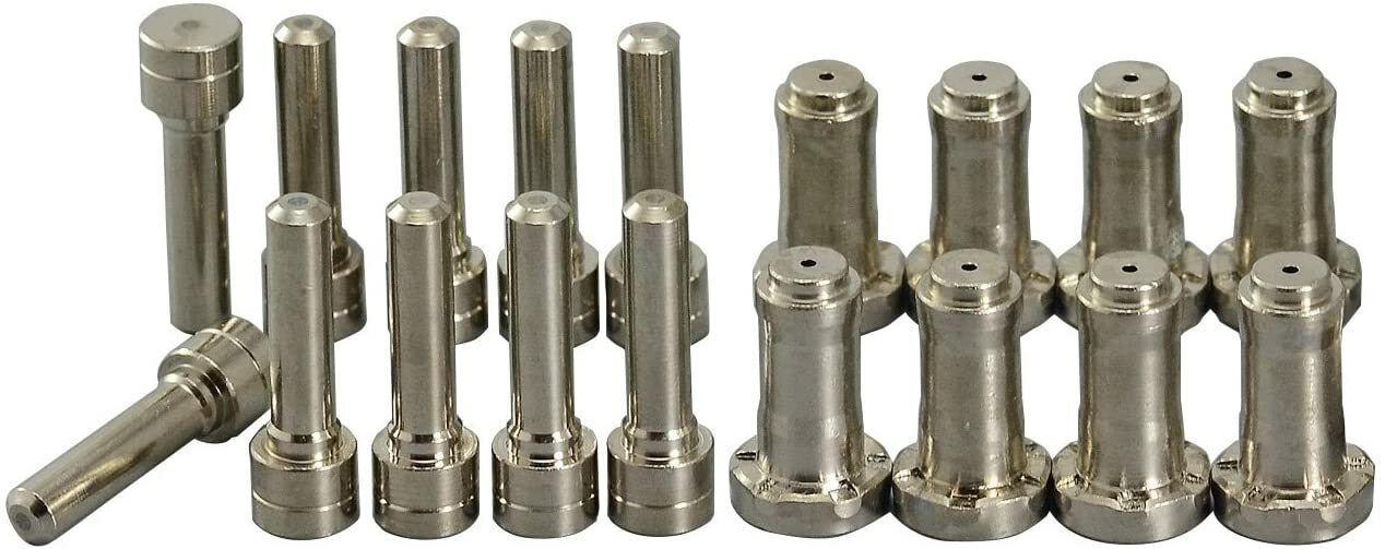 20862 Plasma Electrodes & 21008 Plasma Tips Nozzle 40Amp For ESAB PT-31XT 20pcs