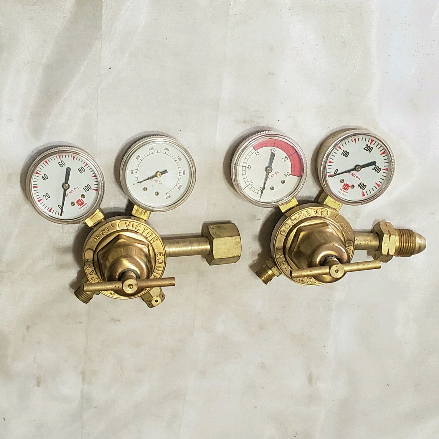 Victor Regulator Set SR250C Oxygen SR260A Acetylene For Welding Torch USA
