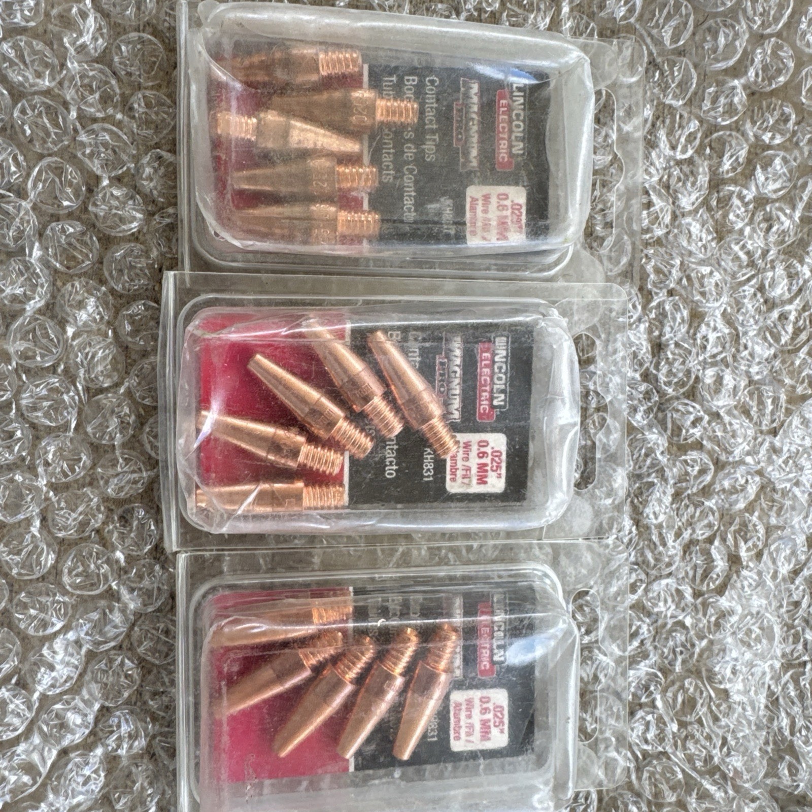 Lincoln Electric Magnum Pro .025″ (0.6mm) Contact Tips 10 PACK (2 Packs of 5)