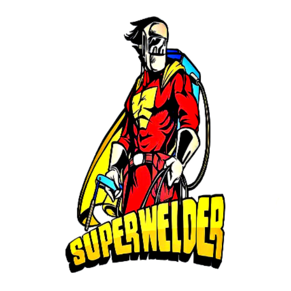 Welder Sticker Sign Decal Vinyl Super Welder Hard Hat Helmet 3 Sizes