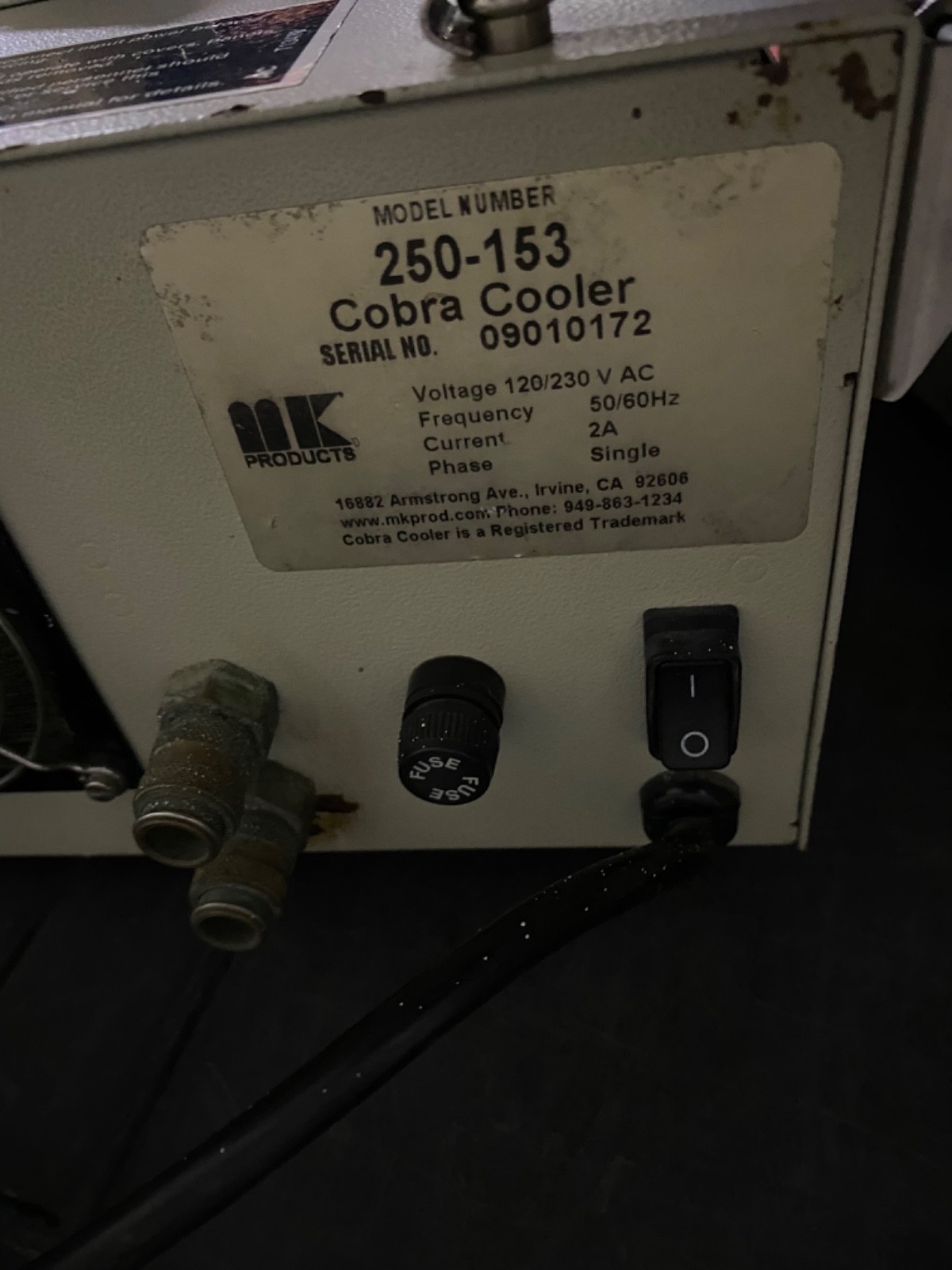 MK Products CobraTig 150 Orbital Welder 254-151,cobra cooler+cooperhead weldhead