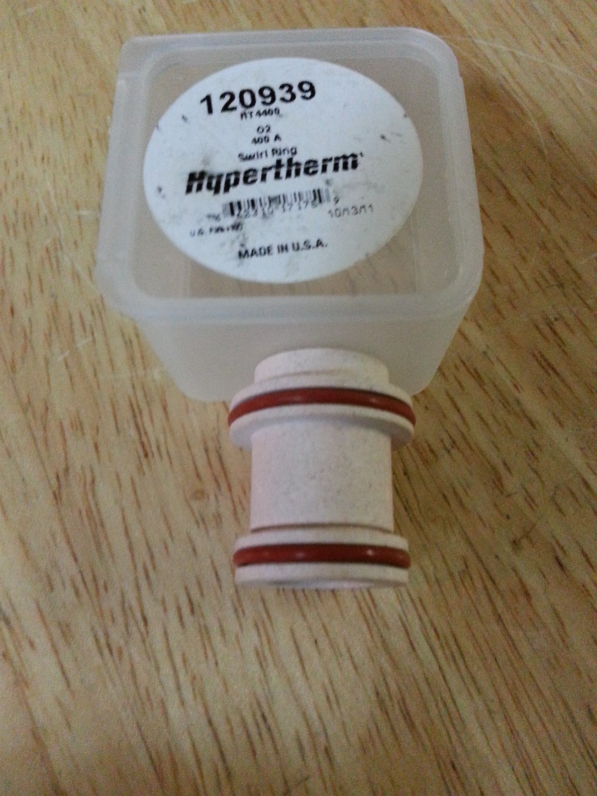 1-HYPERTHERM 120939 Swirl Ring HT4400 400A Torch