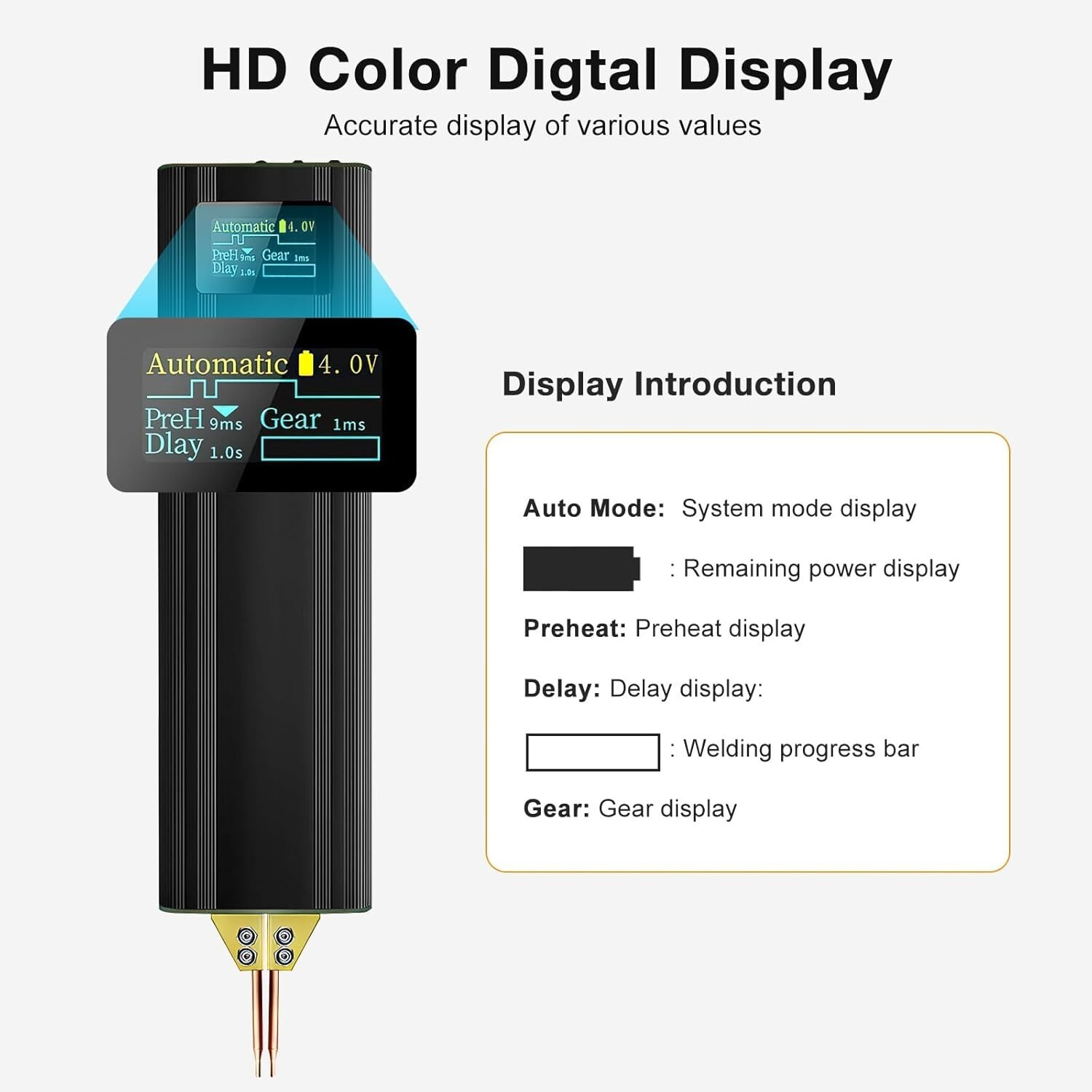 Handheld LED Spot Welder Machine Portable 18650 26650 Battery Welding Machine