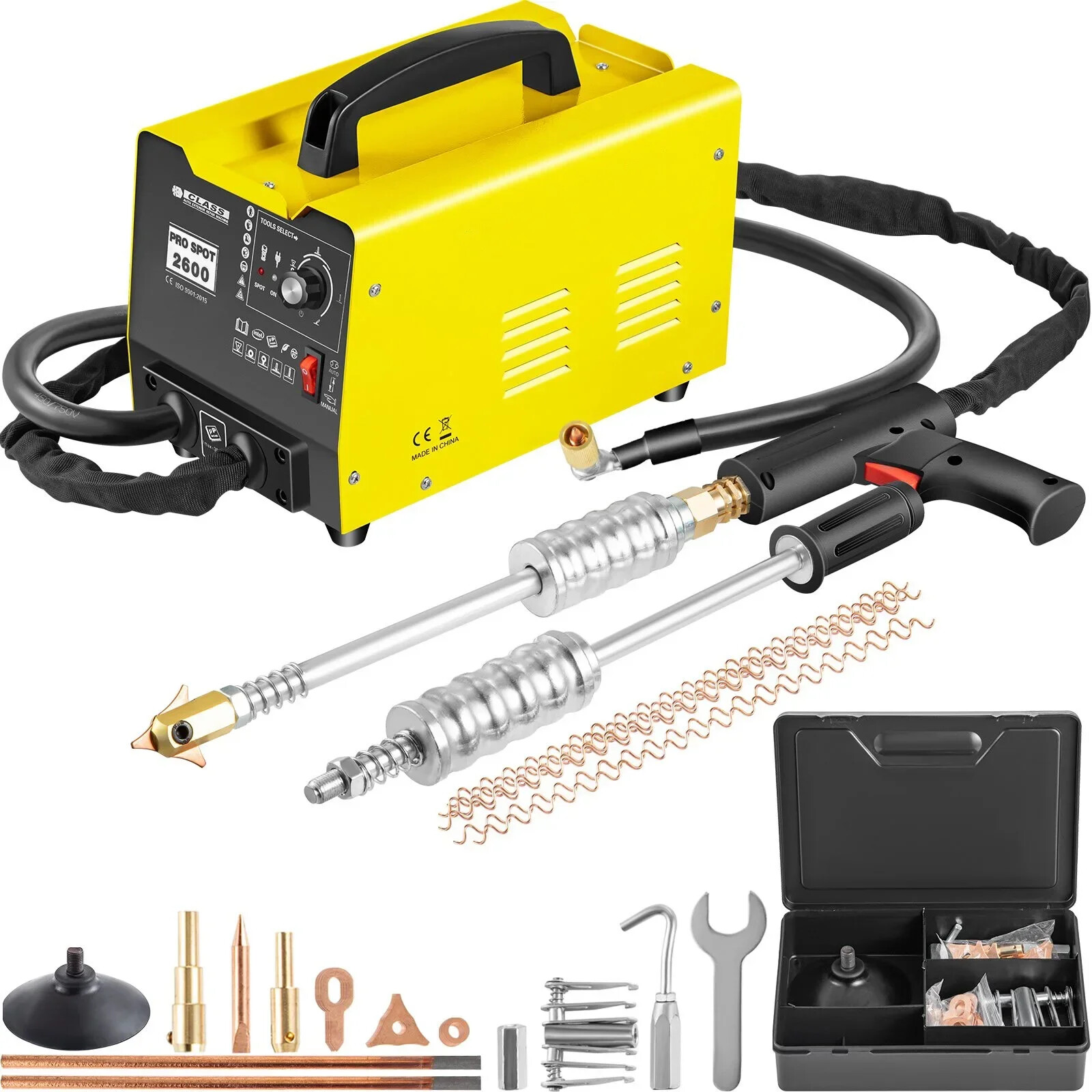 Dent Repair Spot Welder Dent Puller Machine 7 Modes Quickly Dissipate The Heat
