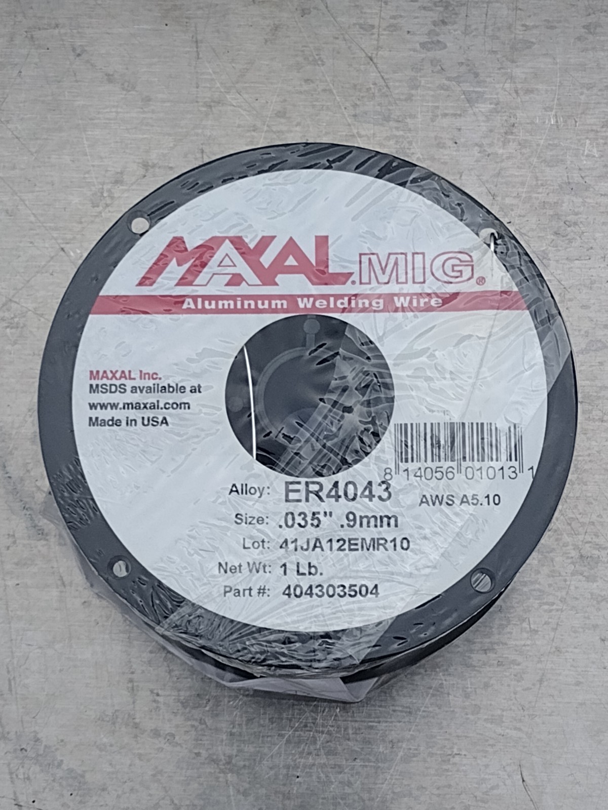 Aluminum 4043 MIG Welding Wire .035″ 1 Roll ER4043-.035″ 1 Ib Each Roll