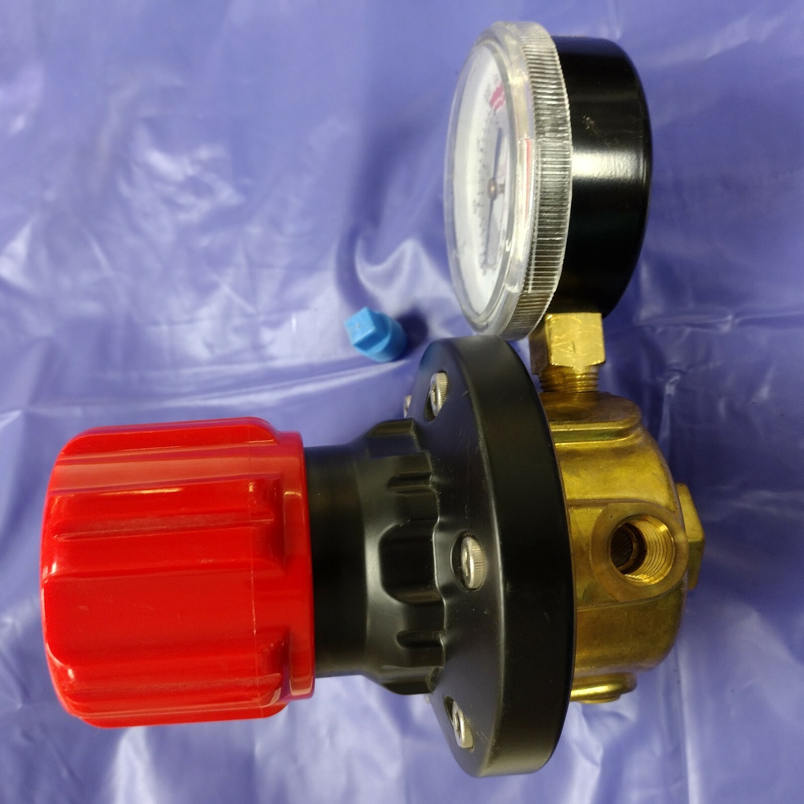 VICTOR ESL4-15-250A ACETALYNE PIPELINE REGULATOR 350 MAX PSIG 0-30 PSI INDICATOR
