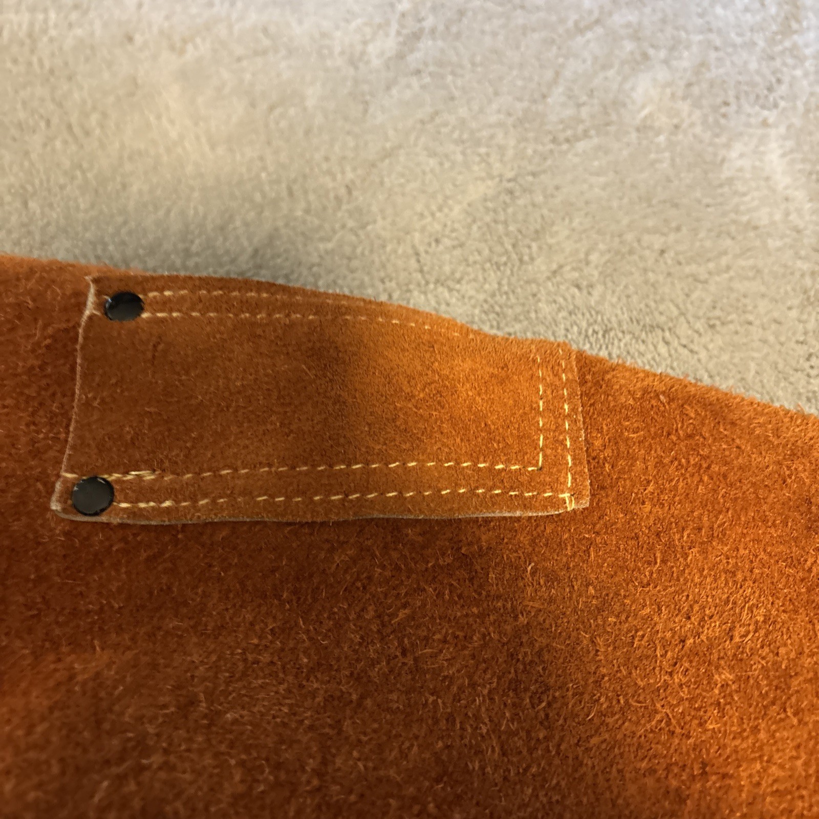 Suede Leather 5XL Welding Jacket Flame Resistant Heavy Duty