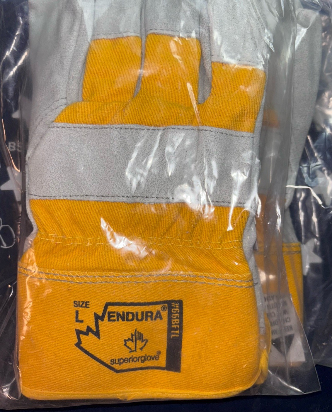 BLUE THUNDER Welding Gloves LARGE Size: 14” Sewn With Kevlar LEATHER
