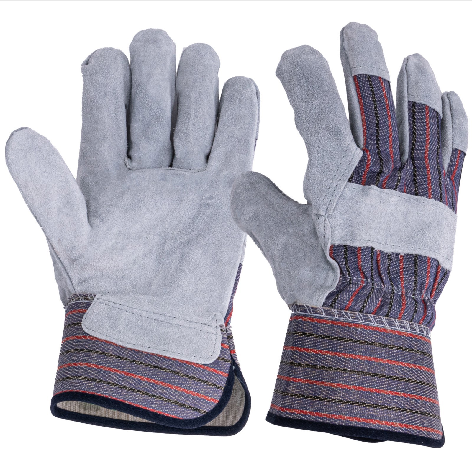 10-inch Heavy Duty Welding Safety Gloves Leather Work Glove Heat Resistant Large