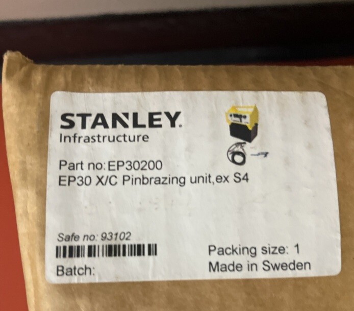 BRAND NEW Stanley EP30 Pin Brazing Unit