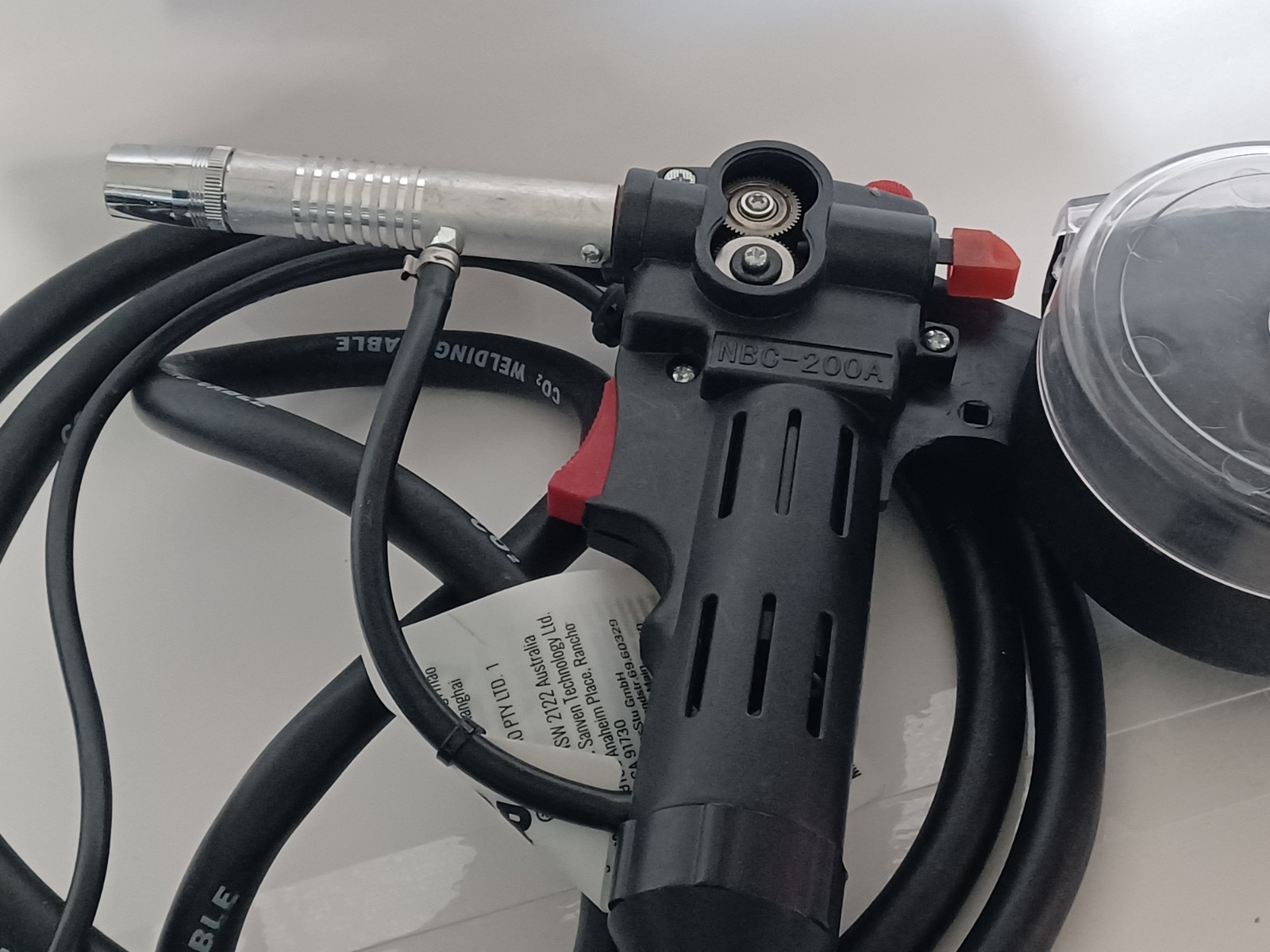100Amp Spool Gun with 10FT Cable Suitable for 0.023″ 0.030″ 0.035″ Welding Wire