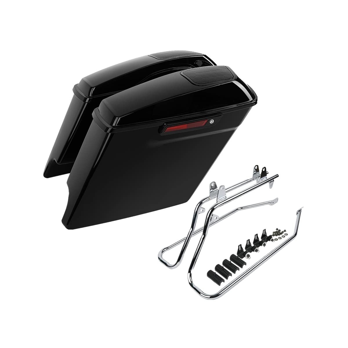 5” Stretched Saddlebag with 6×9 Speaker Lid & Conversion Bracket