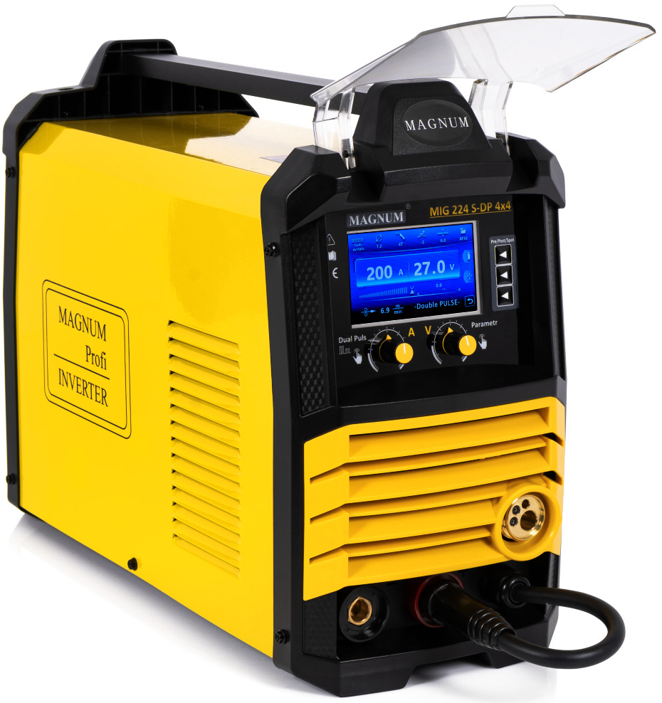 MAGNUM Welder 3in1 Combo MIG/MAG TIG MMA MIG 224 S-DP DUAL PULSE 4X4