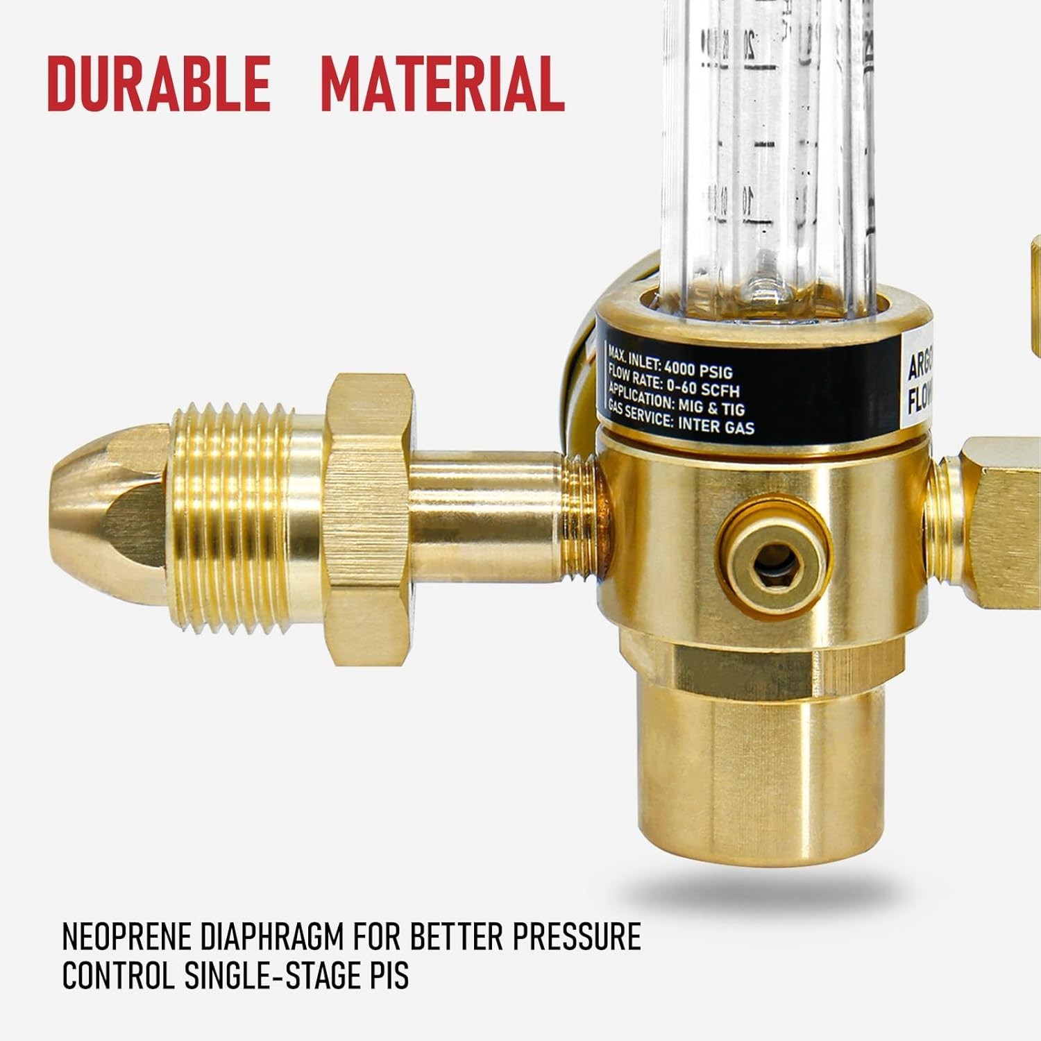 Gas Regulator Flowmeter for Welding Argon CO2 Helium with Hose 1pc