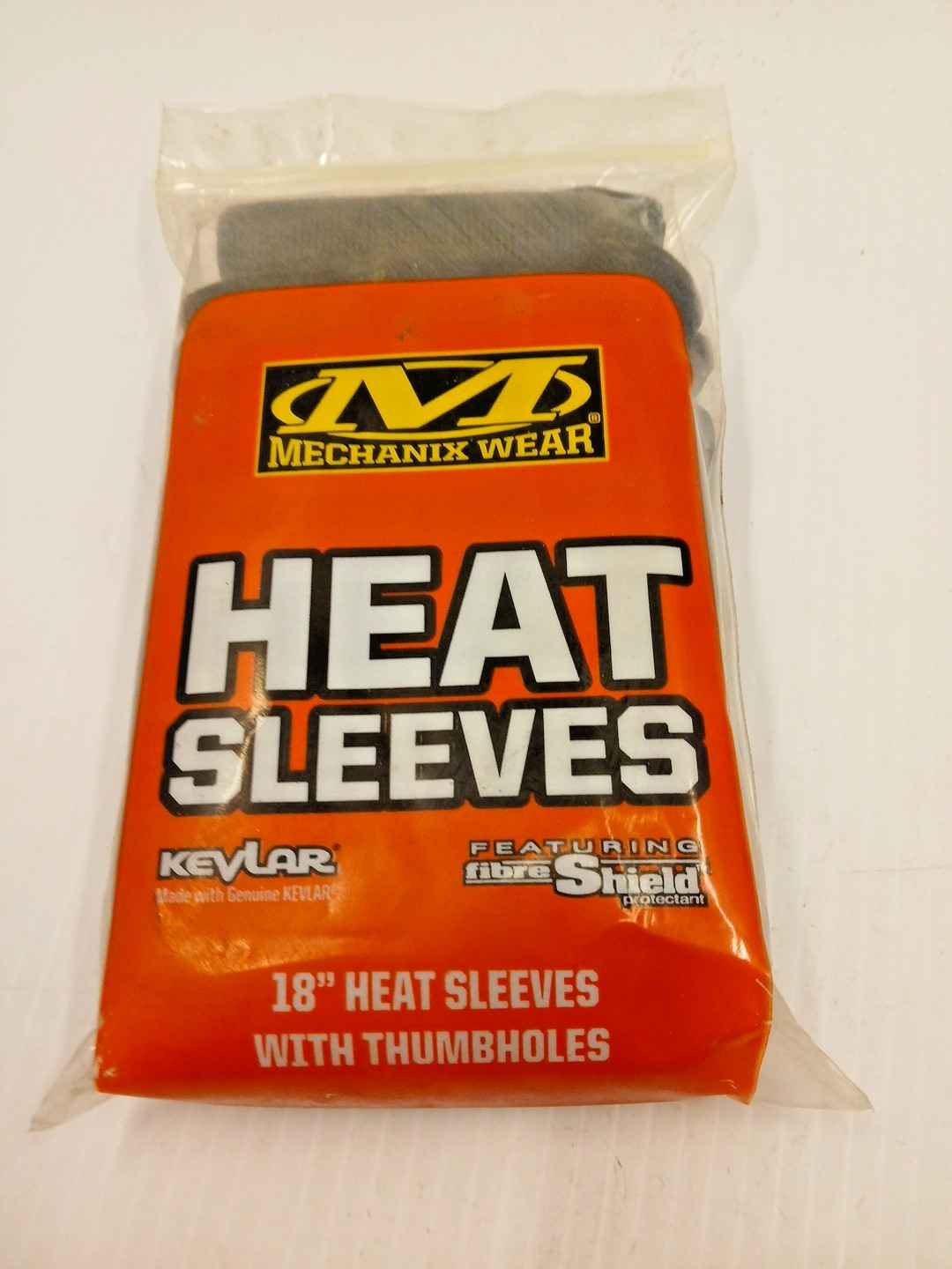 MECHANIX WEAR MHS-05-500 Knit Heat-Resistant Sleeves,5 oz,18″,PR 40P690